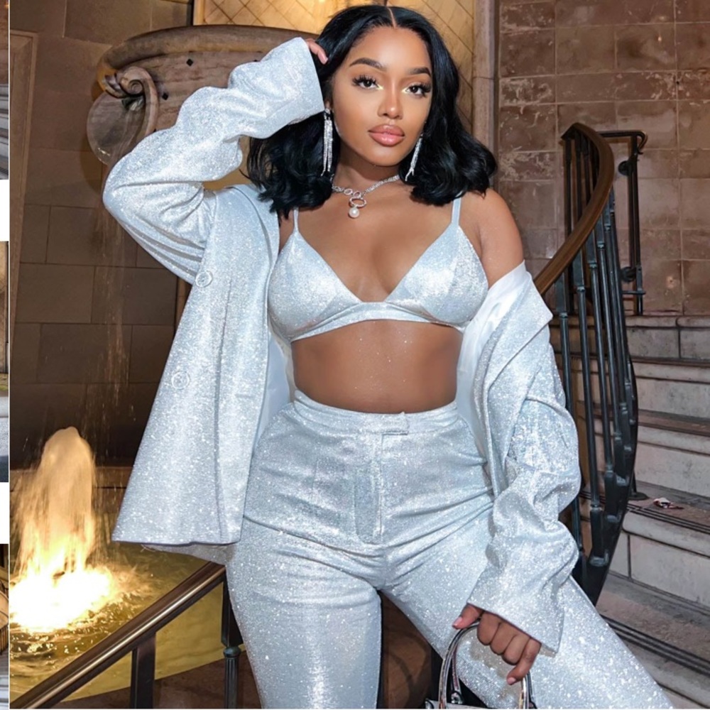 3 piece Glitter Set! NEVER WORN